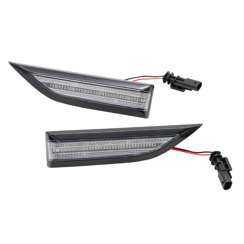 Set de Clignotants Latéraux LED sur mesure pour Volkswagen Transporter T6 2015-2020 - Blanc - incl. Feux Dynamiques