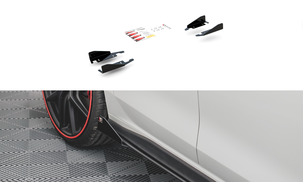 Canards Volkswagen Golf 8 GTI / GTI Clubsport / R-Line Maxton
