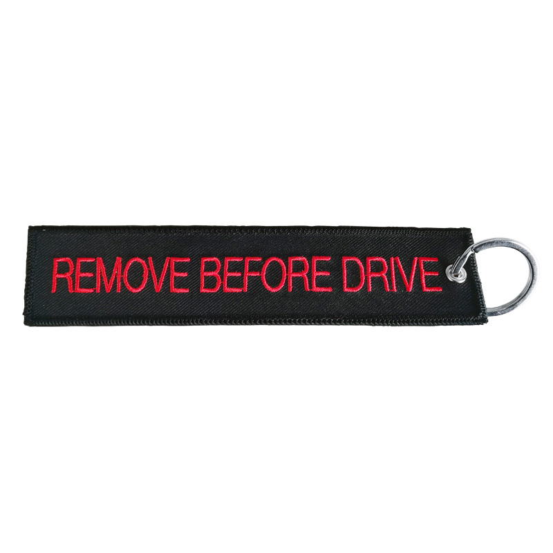 Simoni Racing Porte-Clés Remove Before Drive - Noir