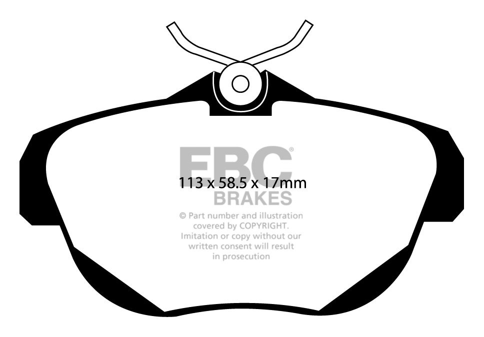 EBC Brakes PEUGEOT BEDRIJFSWAGEN Expert 1.6 TD 2007-.. Remblokke