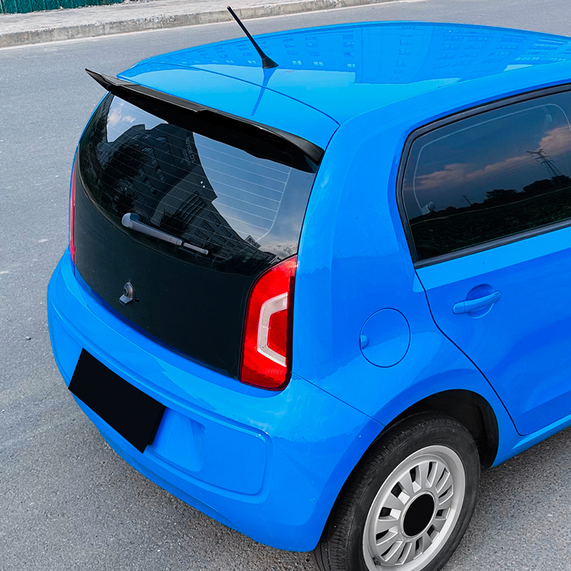 Becquet de toit (Spoiler Cap) sur mesure pour Volkswagen Up! excl. GTi & Seat Mii & Skoda Citigo 2011- (ABS Noir Luisant)