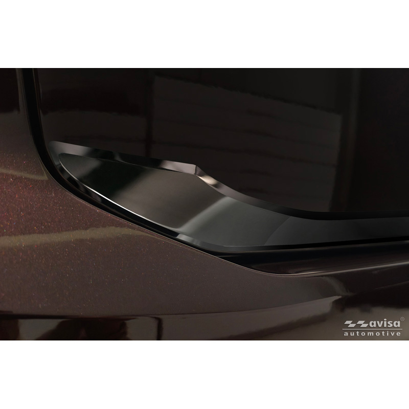 Avisa Moulure de hayon en Inox Noir Chrome sur mesure pour Volvo XC90 II 2015-19, Facelift 2019-2024 & Facelift 2024-