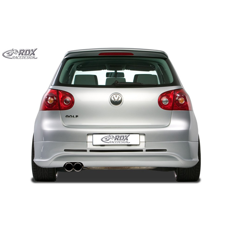 Jupe arrière sur mesure pour Volkswagen Golf V GTI/R Hatchback 3/5-portes 2003-2008 (échappement à gauche) excl. Variant/Plus (ABS)