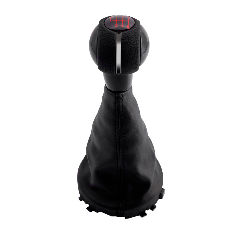 Simoni Racing Pommeau de Vitesse OEM sur mesure pour Mini Cooper, Clubman & Countryman F54/55/56/60 - Noir incl. Rouge Schéma de Passage des Vitesses