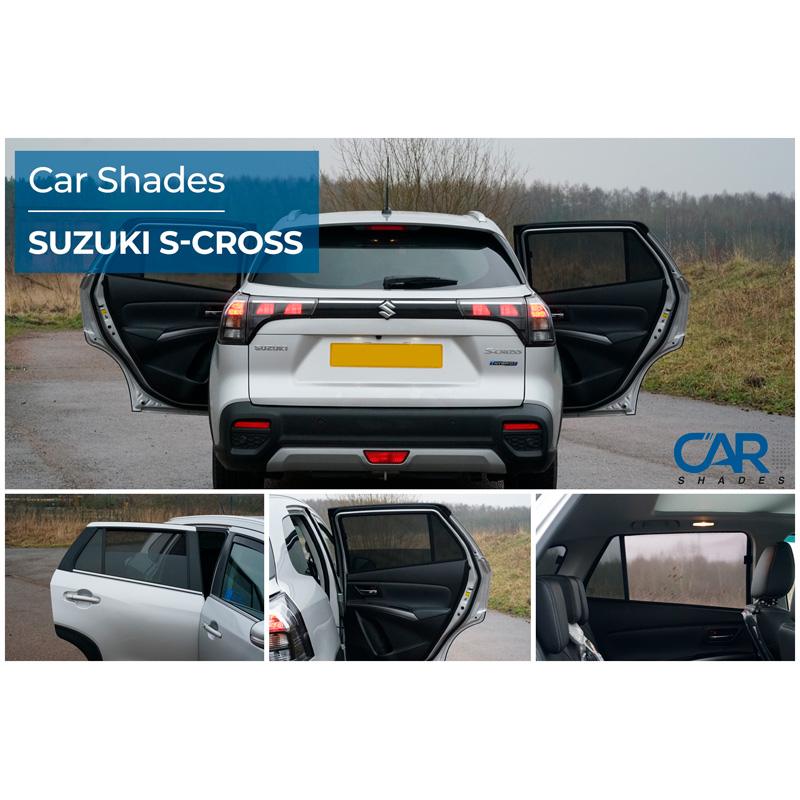 Set de Car Shades (portes arrières) sur mesure pour Suzuki S-Cross 5 portes 2022- (2-pièces)