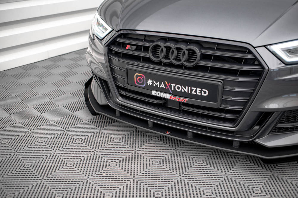 Voorspoiler met Canards Street Pro Audi S3 Sportback 8V FL Maxton