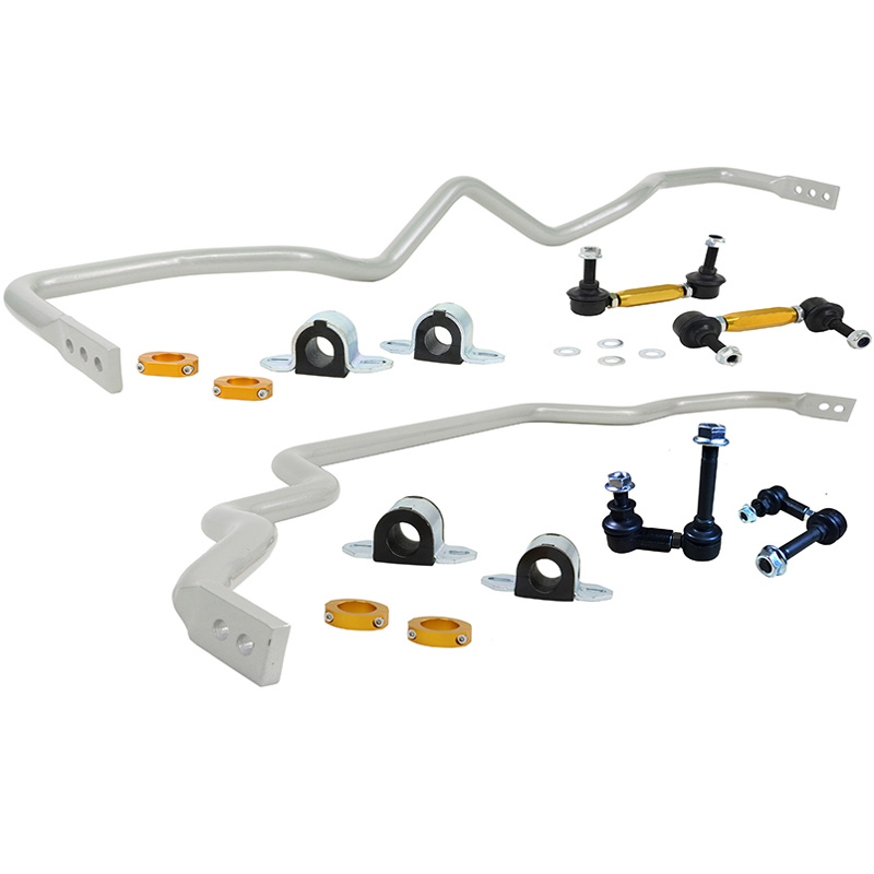 Whiteline Kit de barre stabilisatrice avant et arrière sur mesure pour Infiniti G Cabrio/Coupé/Sedan / Nissan 370 Z Coupé/Roadster Z34/Skyline V36 2006-