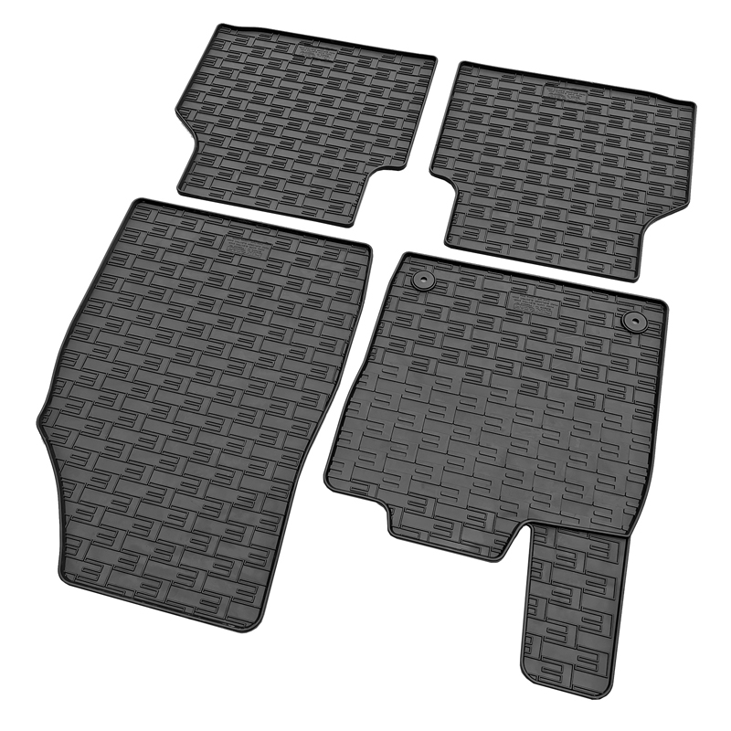 CIKCAR Set tapis de caoutchouc sur mesure pour Ford Explorer EV (CX740) 2024- & Capri EV (CX740L) 2024- (4-pièces + points de fixage)