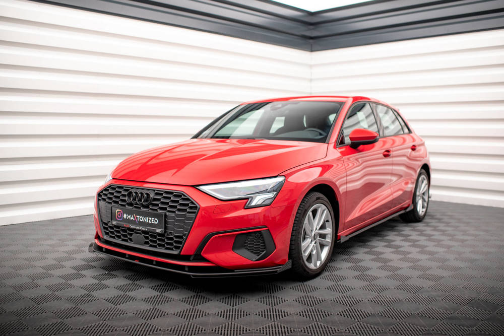 Voorspoiler met Canards Street Pro Audi A3 8Y Maxton