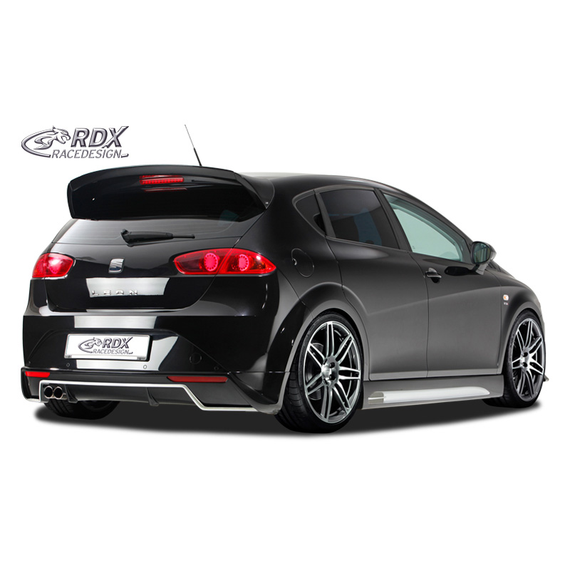 Jupe arrière sur mesure pour Seat Leon 1P Facelift 2009-2012 excl. FR/Cupra (PUR)