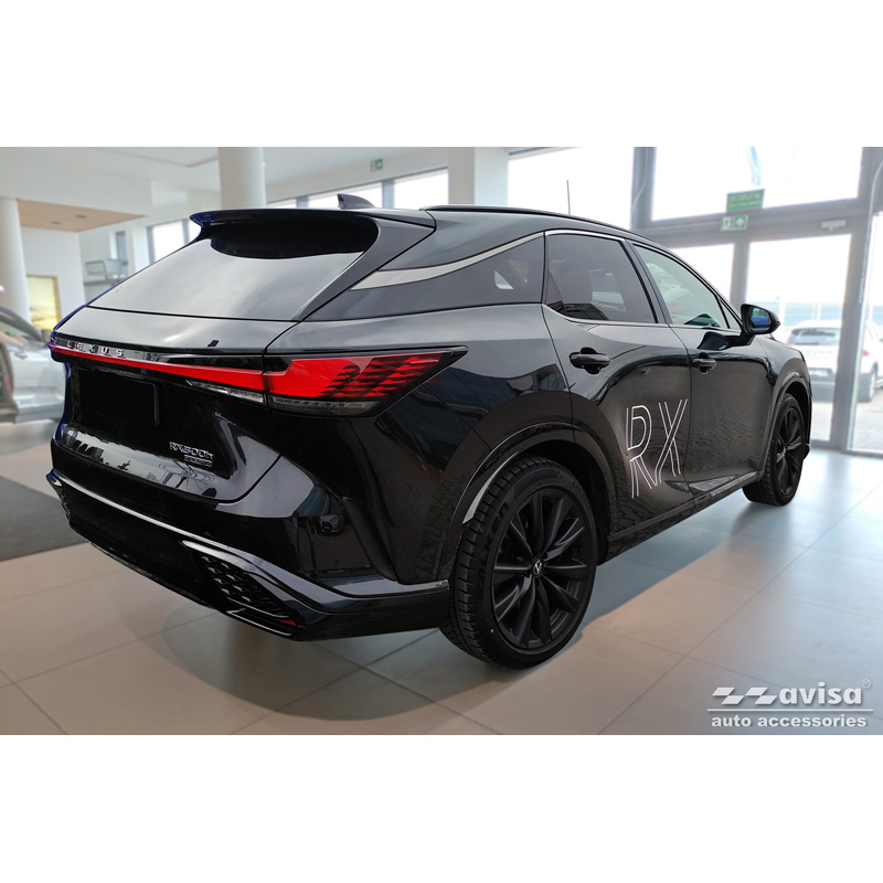 Protection de seuil arrière carboné 3D sur mesure pour Lexus RX V (AL3) 2022-