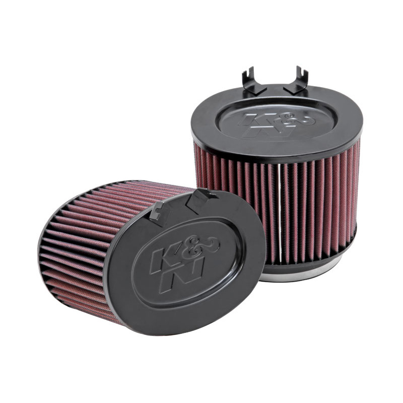 K&N Filtre à air de remplacement sur mesure pour Porsche Carrera 911 3.6/3.8L, 2009-2012 (2 pièces) (E-1999)