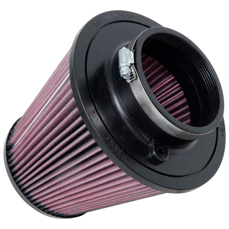 K&N Filtre à Air Universel Conique 98mm raccordement, 190mm de base, 127mm en haut, hauteur 178mm (RU-1029)