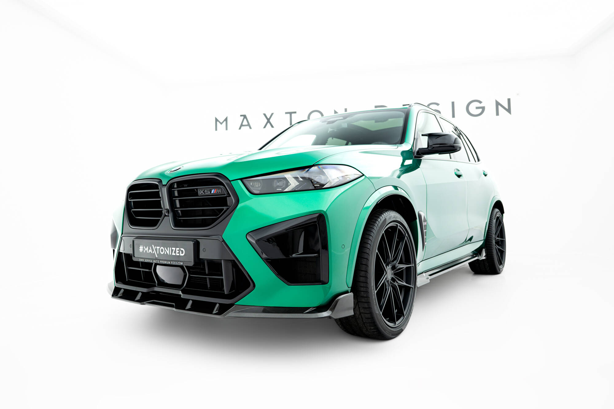 Carbon Fiber Voorspoiler passend voor BMW X5 M F95 Facelift Maxton