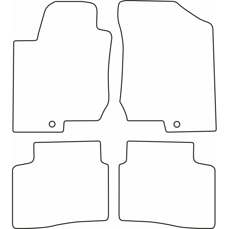Set de tapis de sol sur mesure pour Hyundai i30 2007-