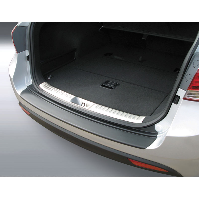 Protection de seuil arrière (ABS) sur mesure pour Hyundai i40 CW 2011- Noir