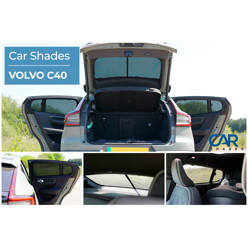 Set de Car Shades sur mesure pour Volvo C40 2021- (6-pièces)