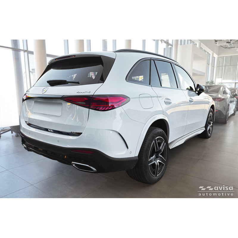 Avisa Moulure de hayon en Inox Noir Chrome sur mesure pour Mercedes-Benz GLC II (X254) 2022-