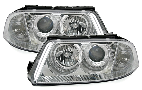 Phares VW Passat 3BG Angel Eyes chrome