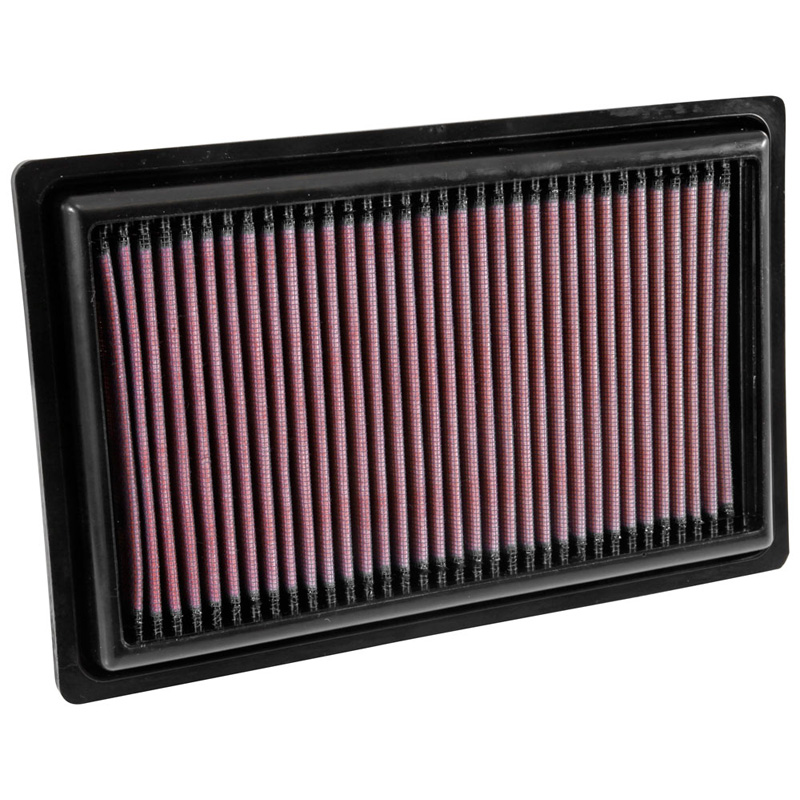 K&N Filtre à air de remplacement sur mesure pour Mercedes Classe-C W205 C160-C350 Hybrid / Classe-E W212 E200/E250 / SLK300 / GLC 300 / Classe-E W213 E300 (33-3034)