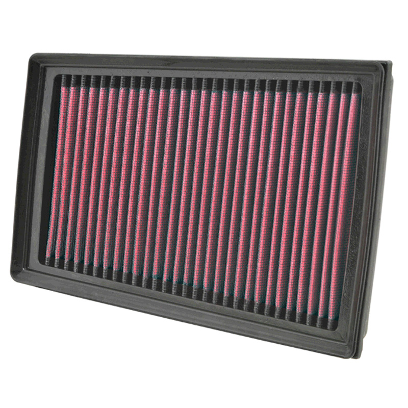 K&N Filtre à air de remplacement sur mesure pour Nissan Qashqai 1.6,2.0 2007-2014 / Nissan X-Trail 2.0, 2.0D 2007-2014 / Renault Koleos 2.0D 2011-2015, 2.5 2010(33-2944)