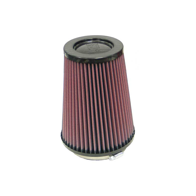 K&N Filtre à Air universel - Capot en fibre de carbone - 102mm raccord, 137mm base, 102mm du haut, 178mm hauteur (RP-4970)