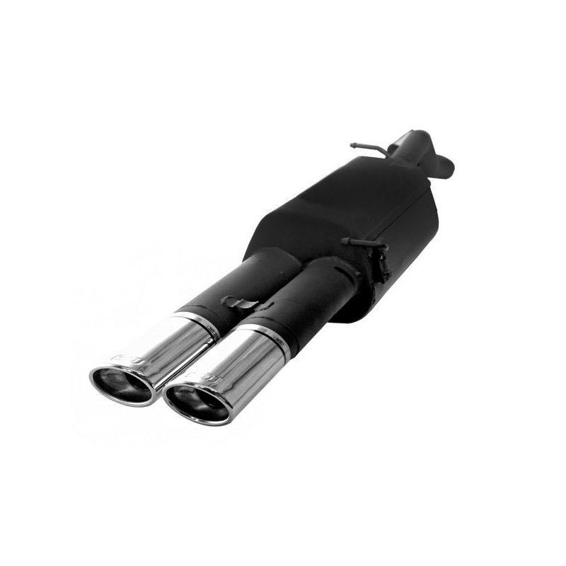 Échappement sur mesure pour Volkswagen Bora Sedan 1.4i 55kW/1.6i 74/75/77kW/1.8i 20V 92kW/1.8T 110kW/2.0i 85kW/1.9SDI 50kW/1.9TDI 66/74/81/85/96/110kW/2.3i V5 110/125kW 1999-2005 2x 95x65mm