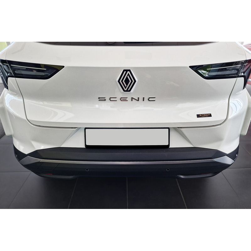 Avisa Protection de seuil arrière inox sur mesure pour Renault Scenic E-Tech 2024- 'Ribs'