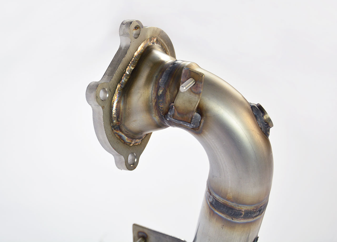 595 ABARTH 1.4T "Pista" (160 Hp) 2016 Turbo downpipe kit + Metallic catalytic converter