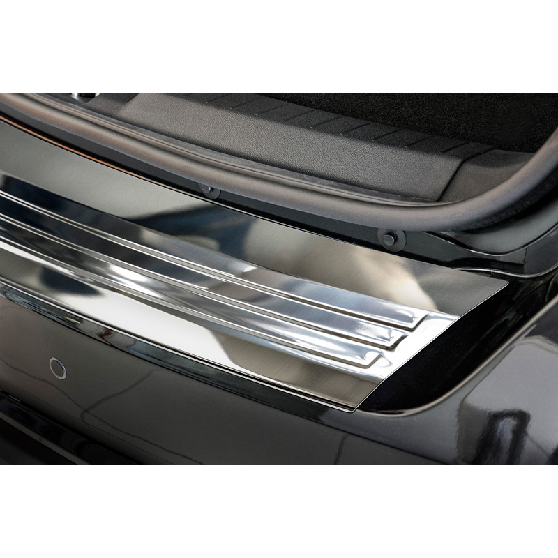 Protection de seuil arrière inox sur mesure pour Fiat Freemont 2011- & Dodge Journey 2012-
