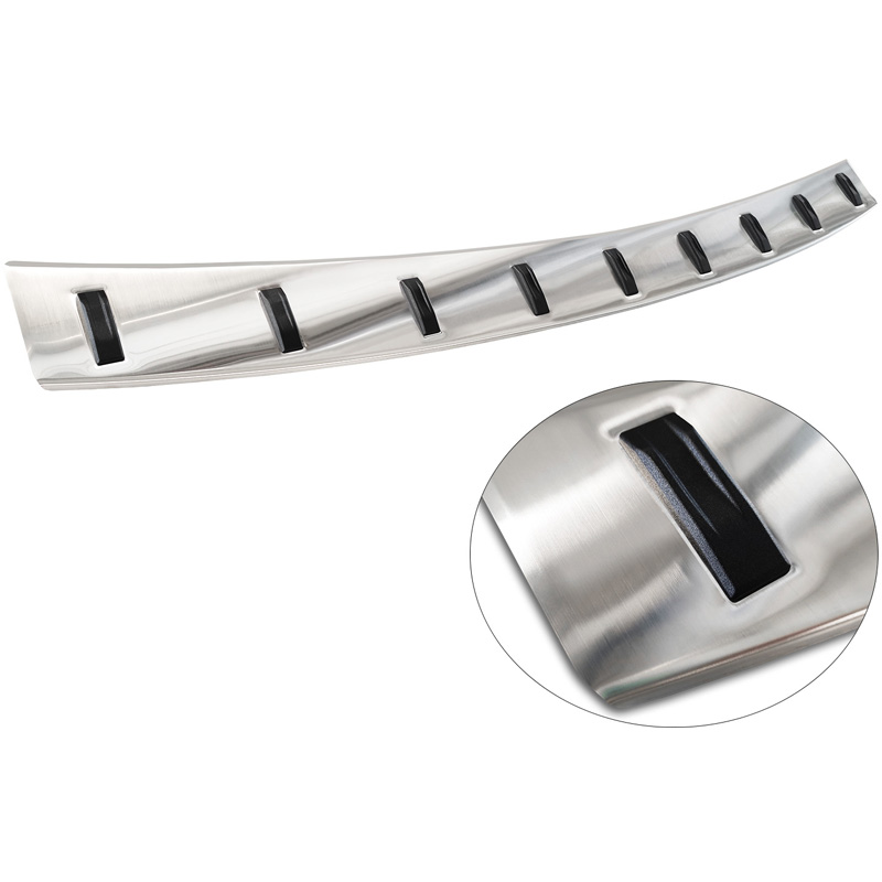 Protection de seuil arrière inox sur mesure pour Volkswagen Golf VII Variant Facelift 2017-2019 (incl. R-Line & Alltrack) 'STRONG EDITION'