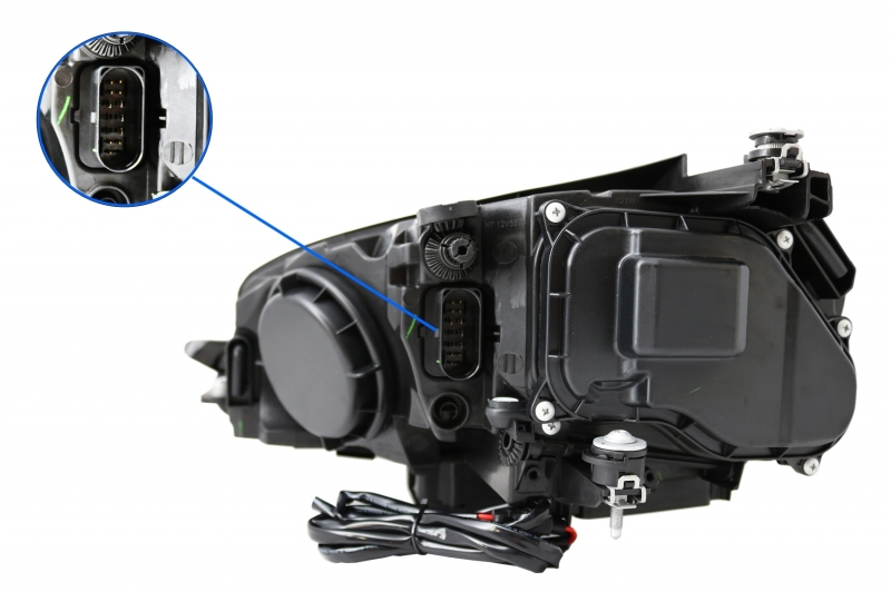 Koplampen passend voor VW Golf VII OSRAM FULL LED Black (for Xenon and Halo DRL)