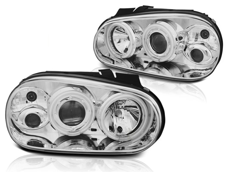 Phares VW Golf IV Angel Eyes Ice CCFL