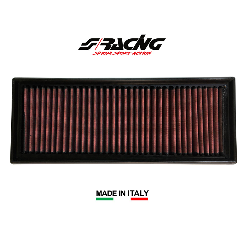 Simoni Racing Filtre à air de remplacement sur mesure pour Volkswagen Jetta/Passat 2005-2010 Tiguan 2007-2010 GTi 2009-2010 Eos 2006-2009
