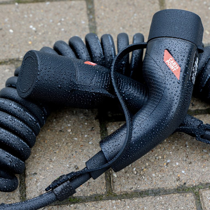 Câble de charge à spirale Carpoint pour véhicule électrique Type 2>2 32 AMP triphasé 6 mètres
