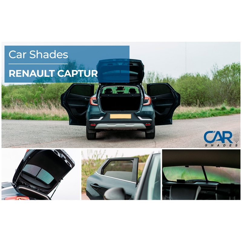 Set de Car Shades sur mesure pour Renault Captur II 5 portes 2020- (6-pièces)