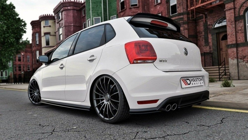 Diffuser VW Polo 6C GTI Glans Zwart