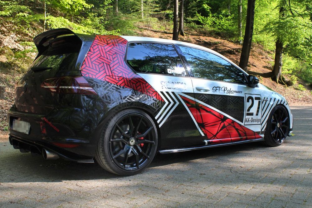 Zijskirts VW Golf 7 GTI Clubsport Racing