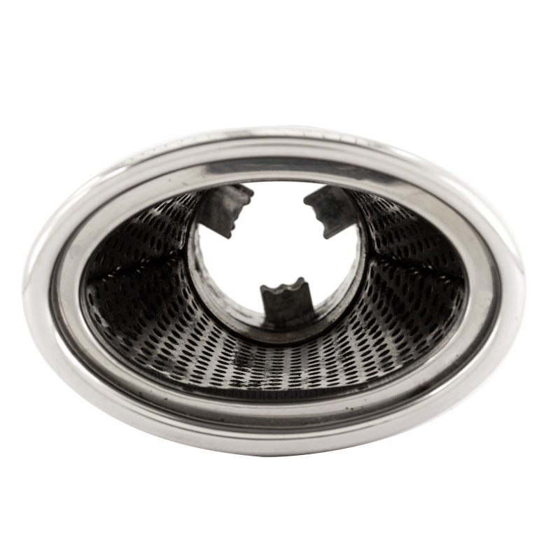 Simoni Racing Embout d'Échappement Ovale Inox - 119x76xL178mm - Montage ->55mm