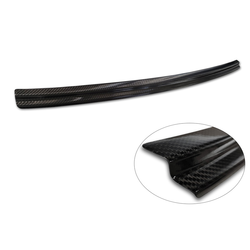 Protection de seuil arrière carboné 3D sur mesure pour Mercedes EQC (N293) 2019-