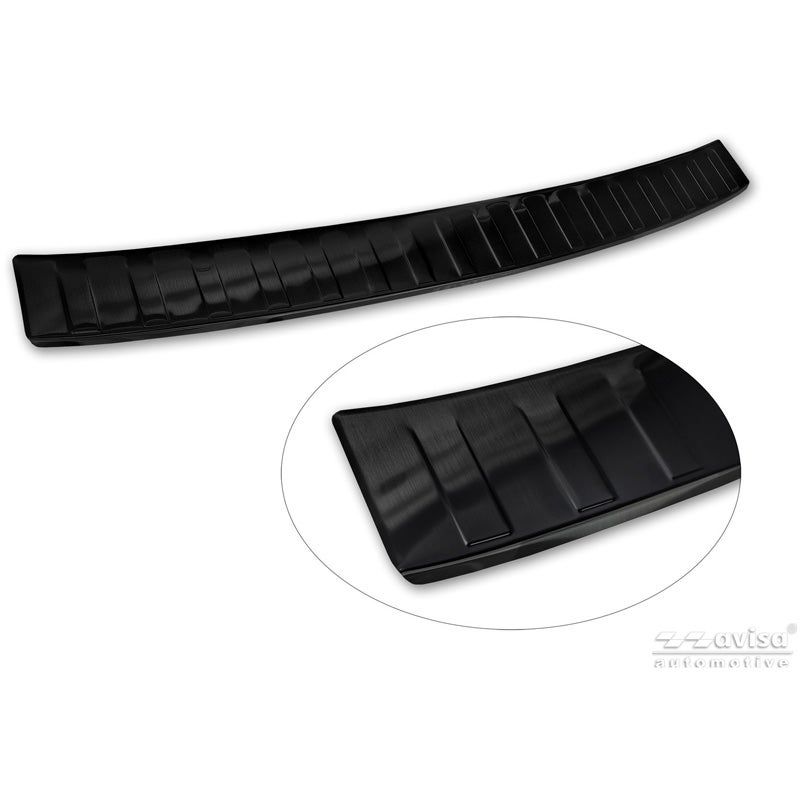 Avisa Protection de Seuil de Coffre Acier Inox sur mesure pour Hyundai Ioniq 6 2022- - Noir