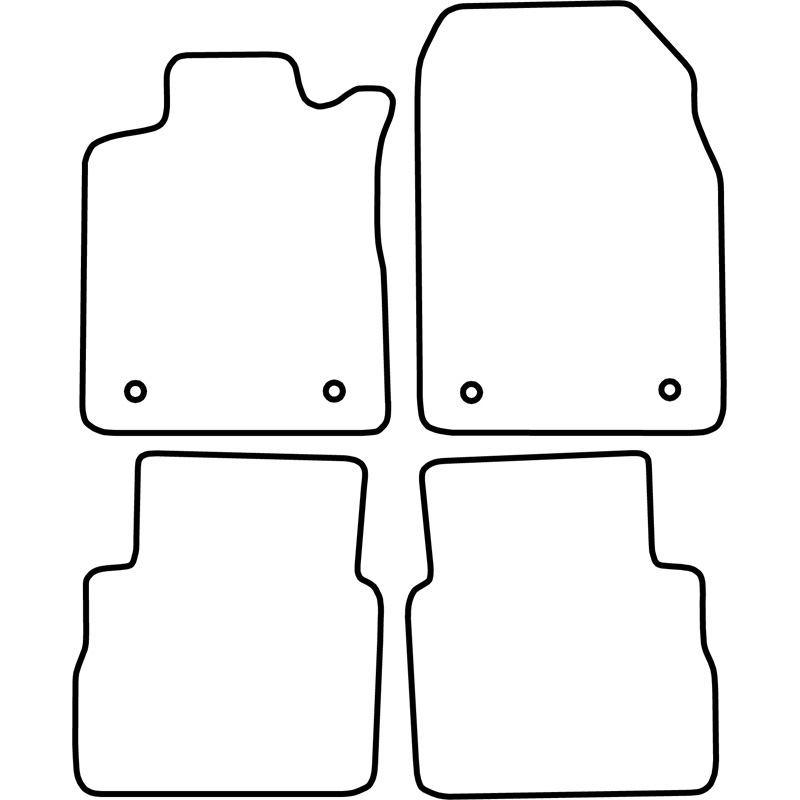 Set de tapis de sol en velours sur mesure pour Opel Signum 2003-2008