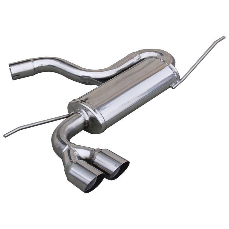 100% Inox Échappement Sport sur mesure pour Seat Leon 1P 2.0 TFSi Cupra (240cv) 2005- 2x76mm Racing