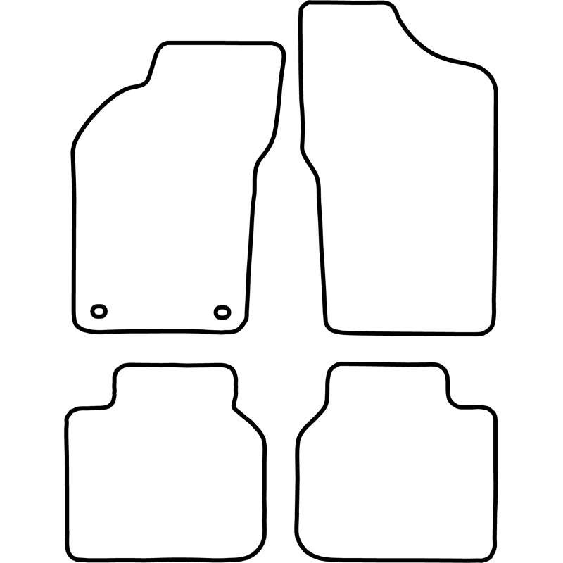 Set de tapis de sol sur mesure pour Alfa Romeo 155 1992-1997