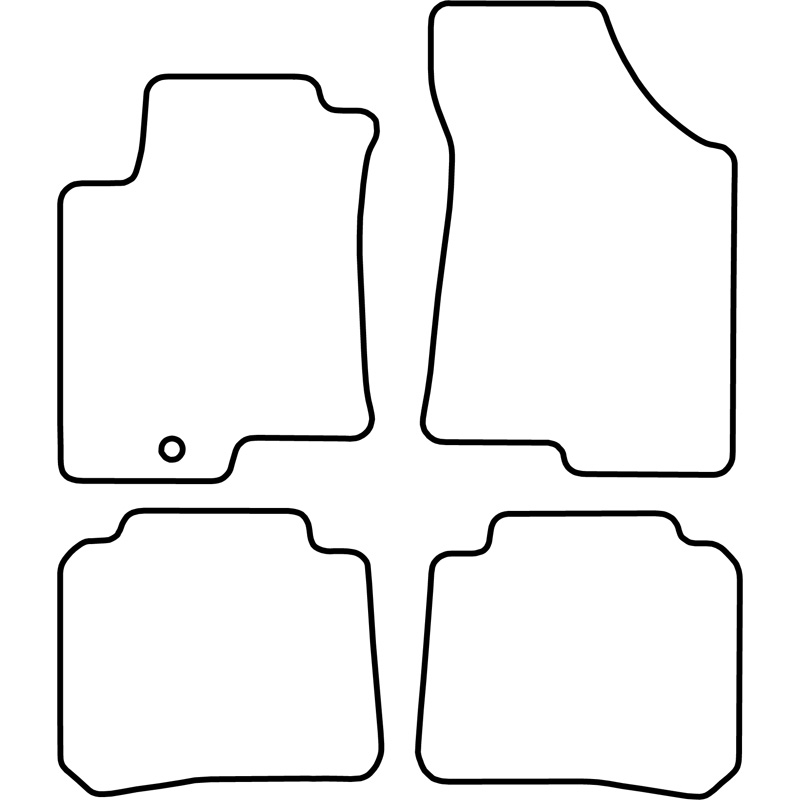 Set de tapis de sol sur mesure pour Kia Cerato 2004-2008