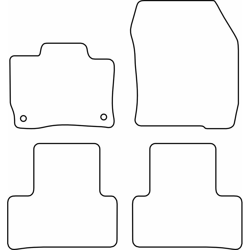Set de tapis de sol sur mesure pour Opel Astra-e (L) HB 2023-