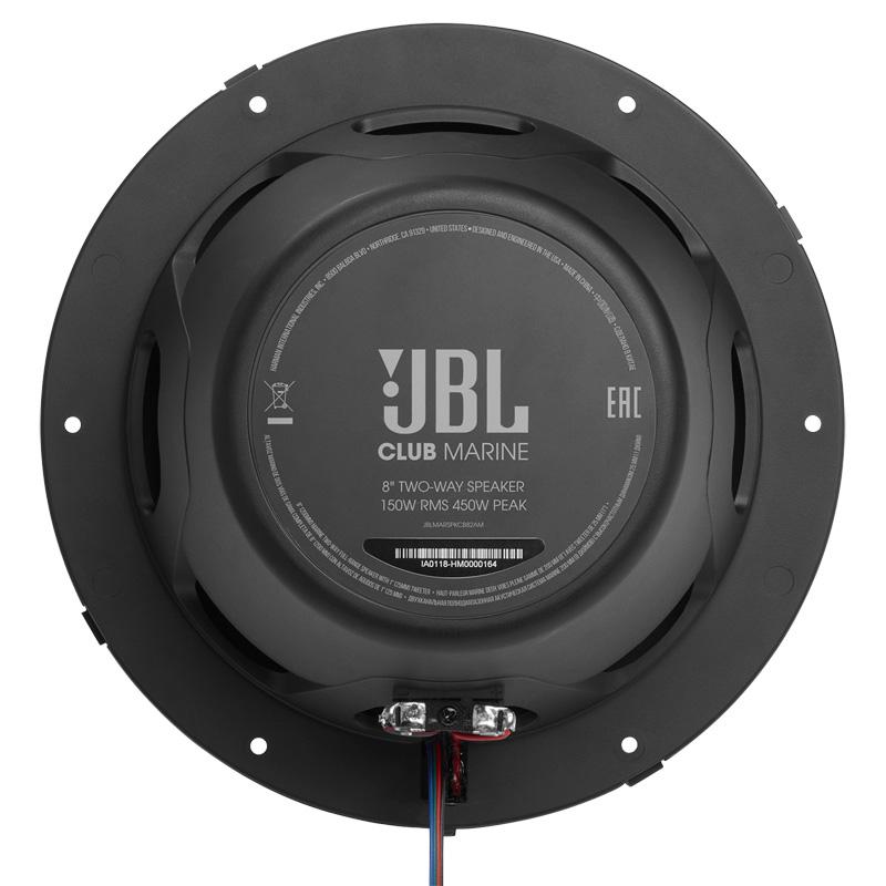 JBL Marine Club 82 8.0'' (20cm) Set de haut-parleur + éclairage LED