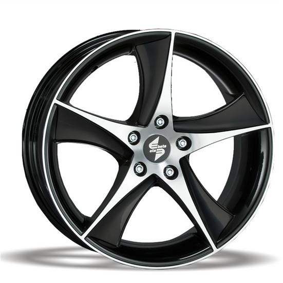 Velgen EtaBeta Jofiel zwart polish 9.5x21 5x130 ET42