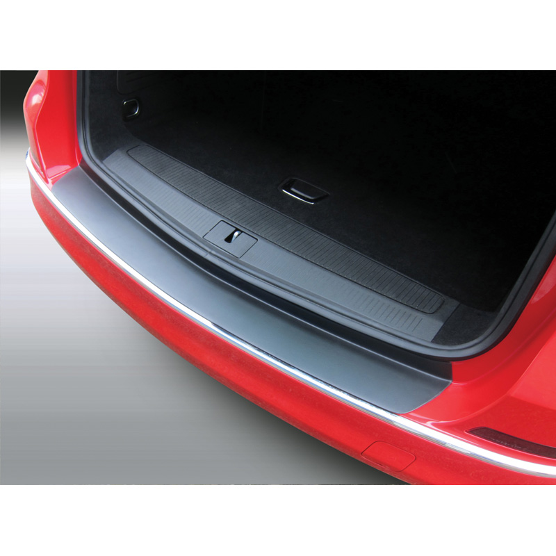 Protection de seuil arrière (ABS) sur mesure pour Opel Astra J Sportstourer 2012-2015 Noir