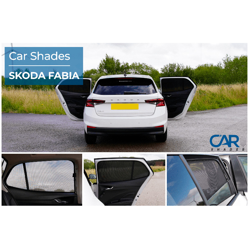 Set de Car Shades (portes arrières) sur mesure pour Skoda Fabia IV 2021- (2-pièces)